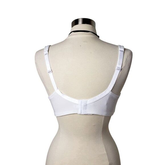 Cacique Women's Bra 40C White Lace Full Coverage Underwire Lightly Lined - Picture 3 of 6